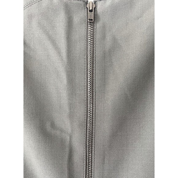 Theory Olive Green Sleeveless Wool Dress size 6 Office, Zoom - Picture 8 of 11